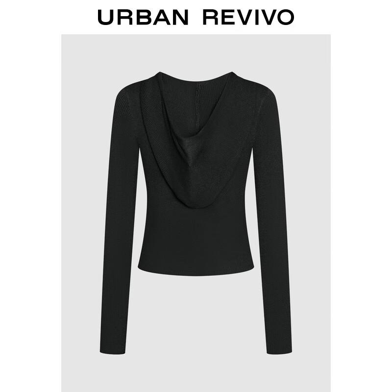 UR Women's Half-Zip Hooded Knit Sweater