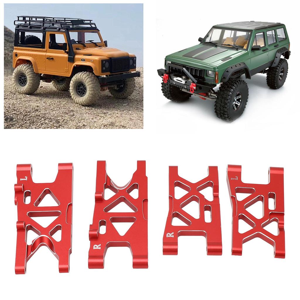 RC Front Rear Suspension Arms Set Professional Aluminium Alloy Front Rear Arms for Mojave 4X4 4S 1Celsius8 RC Car