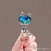 New Alloy Brooch High-end Niche Women's Peony High-end Pin Coat Suit High-end Versatile Brooch