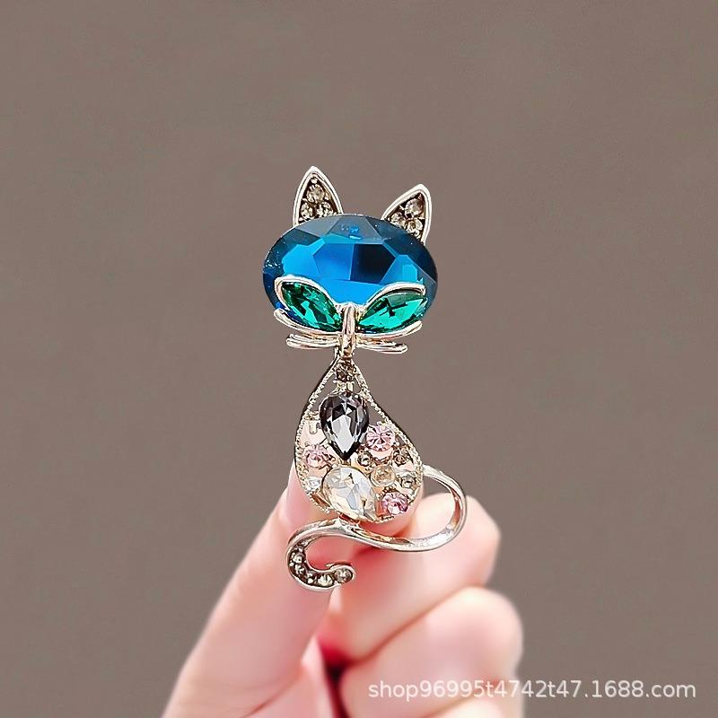 New Alloy Brooch High-end Niche Women's Peony High-end Pin Coat Suit High-end Versatile Brooch
