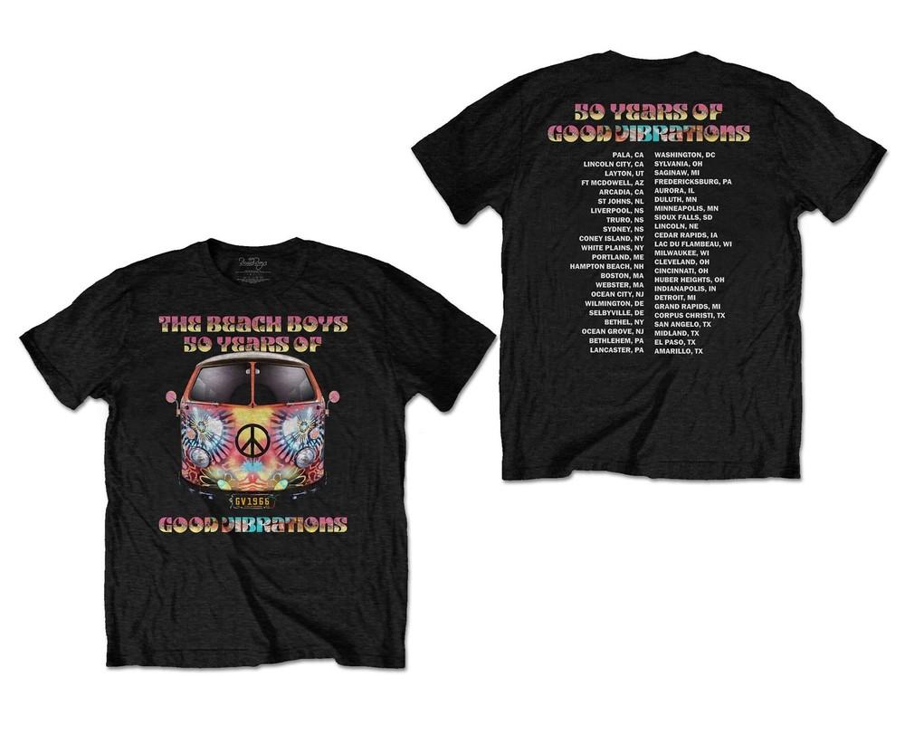Authentic Beach Boys Good Vibes Tour T-Shirt S M L XL 2XL NEW Unisex T-Shirt S