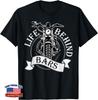 Life Behind Bars Great Bike Biker or Motorbike Unisex T-Shirt