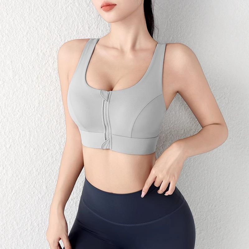 High-Impact Plus-Size Sports Bra for Women - Shockproof, Anti-Sag, Quick-Drying Yoga & Running Top