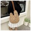 Large Capacity Knitted Bag Women's Summer New Versatile Shoulder Knitted Bag Casual Commuter Tote Bag
