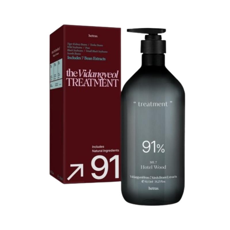 hetras Silky Perfume Hair Treatment 1.013L Hotel Wood | Large Size Protein Hair Mask |Woody Musk Amber Fragrance