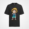 One Piece Shirt Anime Ruffy Kind Luffy Pirat Strohhut Marine Herren