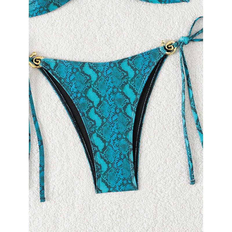 Sexy Print Two Piece Bikini Set Swimsuit Suit Summer New Women's Swimwear Bathing Biquini Suit