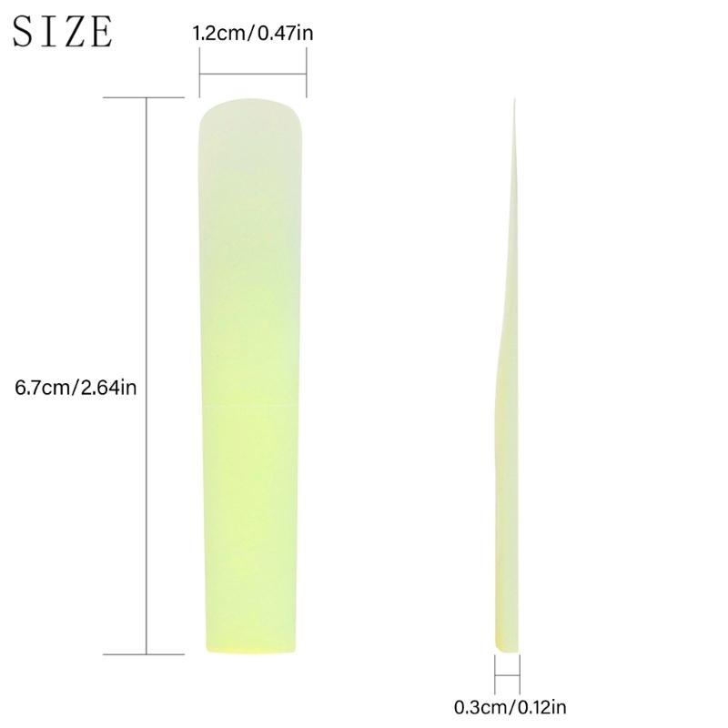 Dependable Plastic Reed Sax Reed Saxophone Reed Saxophone Practice Reed ABS Texture Musical Instrument Accessories
