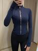 Luludarling Women's Slim Fit Stand-Up Collar Yoga Jacket