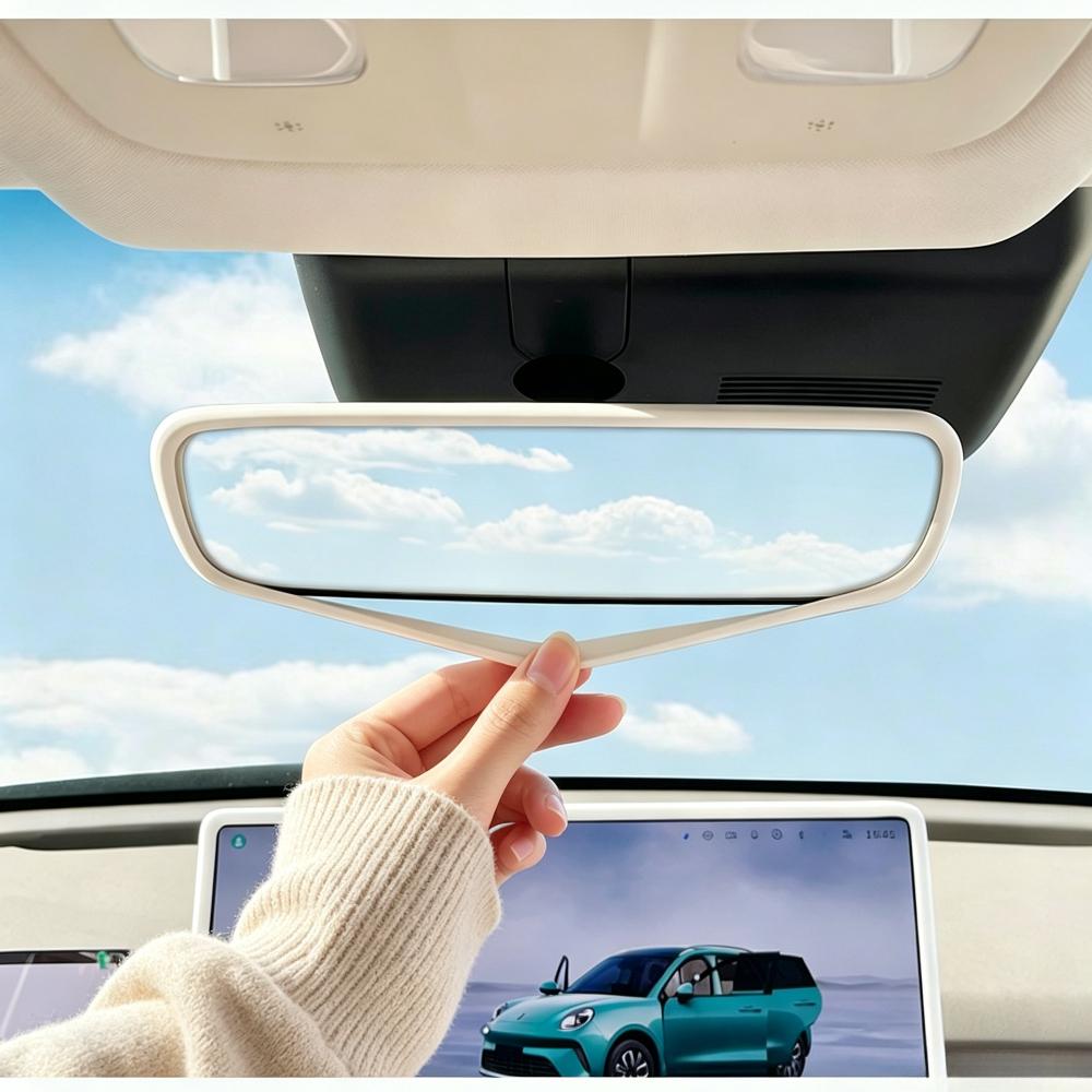 Car Rearview Mirror Frame Protective Cover Center Console Screen Silicone Protective Ring Interior Parts for GWM ORA 5 2026