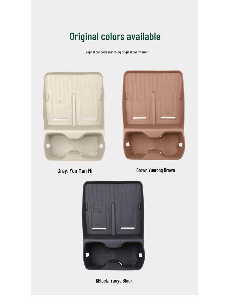 L90 Wireless Charging Coaster - Original Car Color Silicone Cup Holder Pad