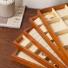 Woodten Jewelry Wooden Jewelry Storage Tray for Suitable for Fashion and Long Chains P05301 Tray, 13-Grid Bracelets, High-End Bracelets, Pendants,