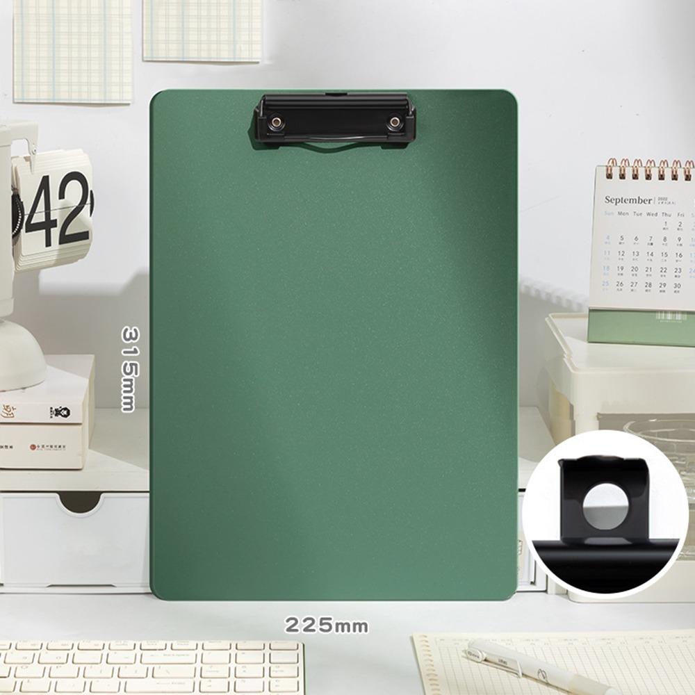 With Low Profile Gold Clip A4 Writing Clipboard Writing Tablet Writing Sheet Pad File Folder Board Clamp Document Folder