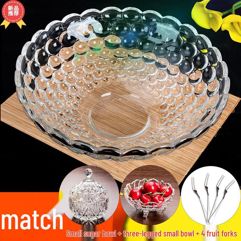 Хуэйхуан Европейский хрустальный стеклянный набор фруктовниц и конфетниц