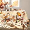 Tovaglia Rettangolare con Motivo Foglie d'Autunno per Decorazione Tavola Cucina Sala da Pranzo Impermeabile Riutilizzabile per Tavoli Festa Picnic