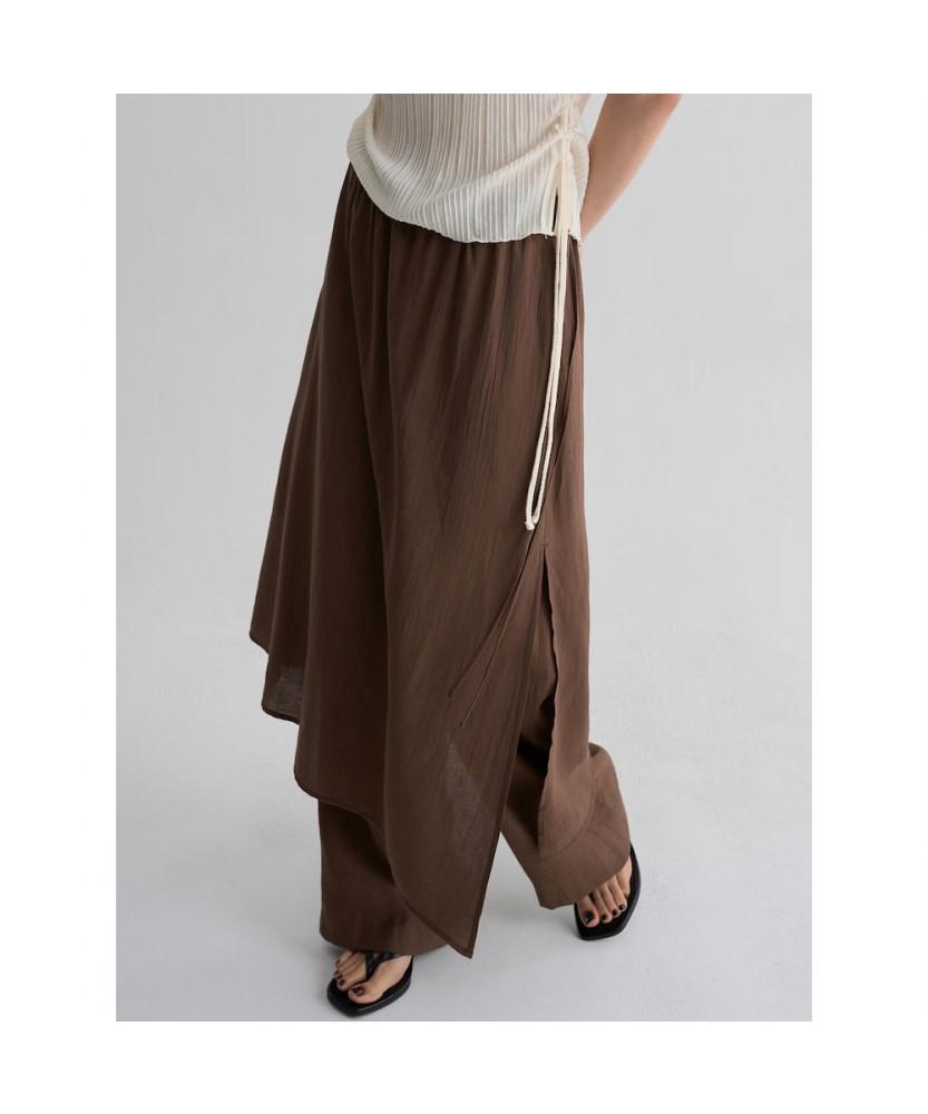8seconds Layered Pants Skirt Brown