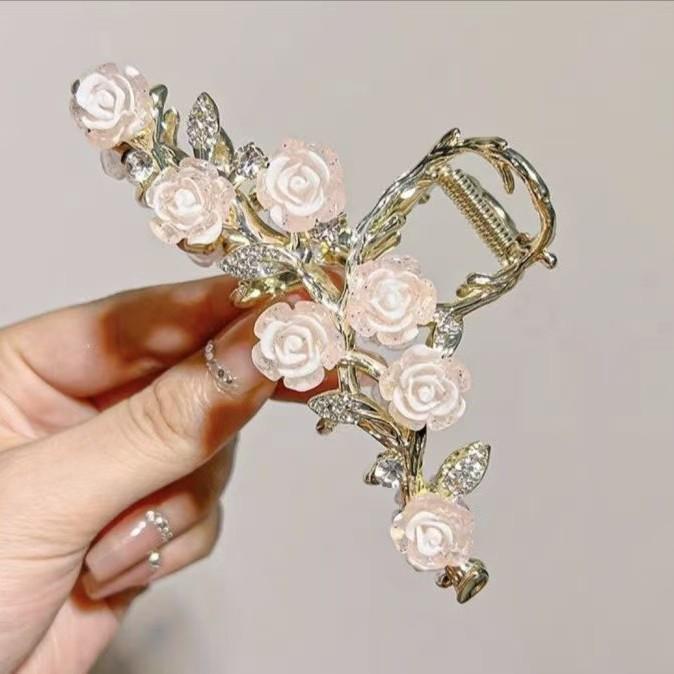 Elegant 2026 French-Style Large Claw Clip for Women - High-End Hair Accessory