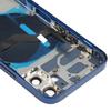 For iPhone 12 Mini Back Housing Cover Repair Kit (with Side Keys+Card Tray+Power+Volume Flex Cable+Wireless Charging Module)