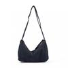Fashionable Top Layer Crystal Tire Leather With Waterproof Cloth Underarm Hobo Bag Versatile Single Shoulder Crossbody
