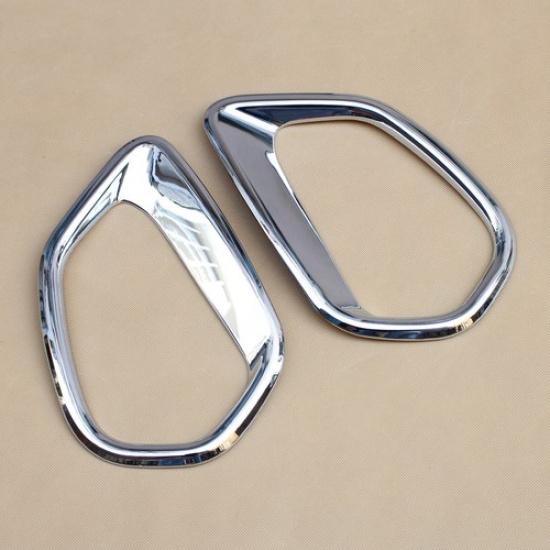 Rear Bumper Reflector Fog Light Cover Trims For Mitsubishi Outlander 2016-