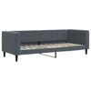 Vidaxl Sofa Z Materacem Do Spania, Ciemnoszara, 80X200 Cm, Aksamit