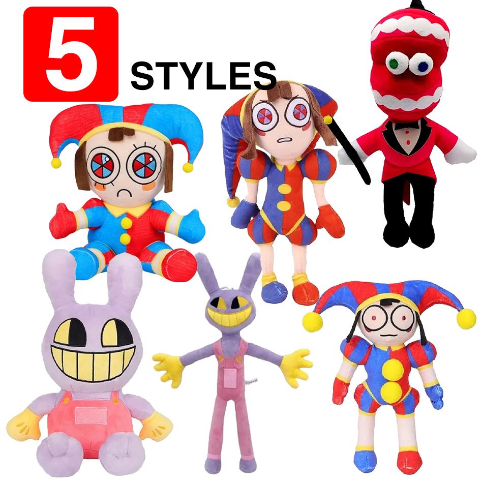 Bai Fen Bai Toys Unisex 5Styles Plush The Amazing Digital Circus Cute Plush Toys Game Doll Pomni And Jax Plushie New Cartoon Stuffed Dolls Toy Gifts