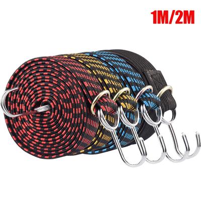 Motorfiets Bagage Elastieken Rubberen Bagage Touw Koord Haken Touwbinder Fiets Dakdrager Riem Vaste Band Accessoires