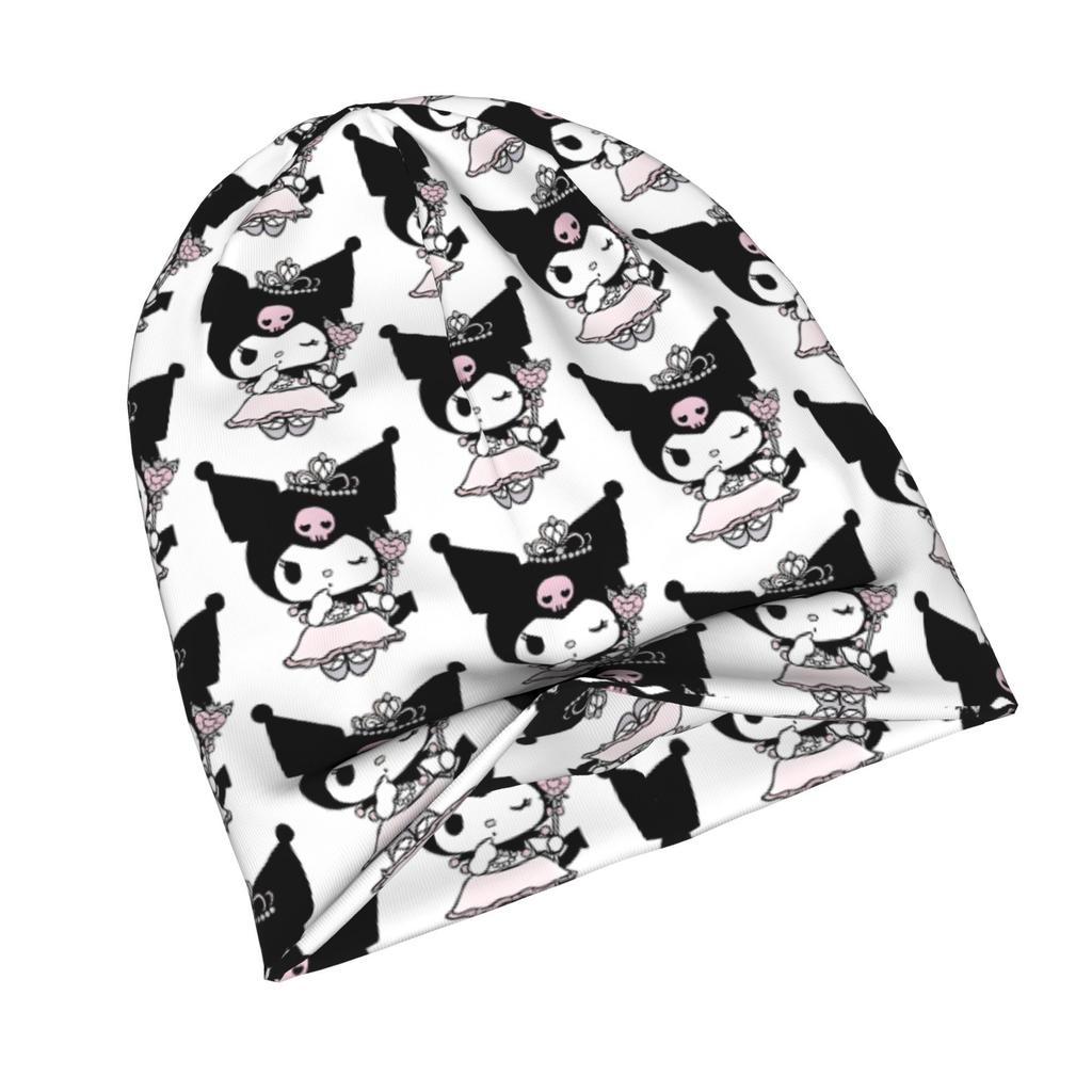 Sanrio Kuromi Adult Knit Beanie with Easy Modern Style, Effortlessly Fits Seasonal Wardrobes And Pairs Well with Jackets Or Casual Looks