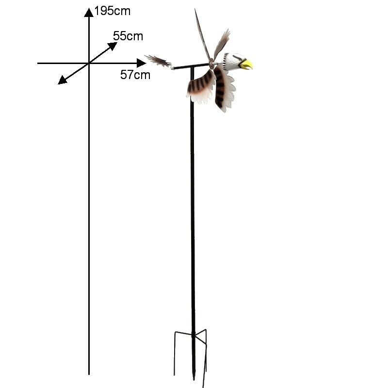 

Windmill Ornaments Large Creative Mental Sculptures Rotating Funny Ornaments for Courtyard Garden Decoration Art Accessories