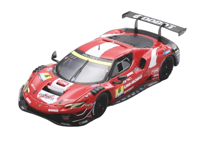 

Looksmart Scale BLUEGRASS Ferrari 296 GT3 Team LeMans Super GT GT300 2024 Yoshiaki Meri Montan Finished Model 1/43 UNI-ROBO #6 Katayama/R.