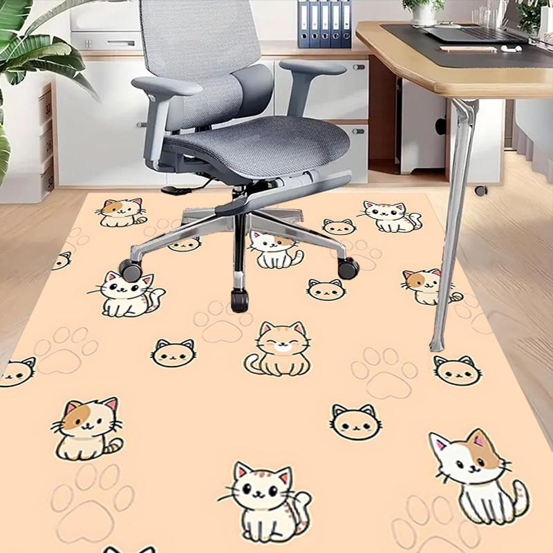 1PC Cat Paw Non-Slip Floor Carpet, Suitable for Office, Bedroomand Playrooms. It Can Also Be Used As a Sofa Footrest cover-T43