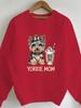 YORKIE MOM women's sweatshirts