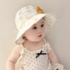 Wide Brim Empty Top Kids Sunhat Korean Style Children's Fisherman Hat Baby Sun Shading Hat  Baby