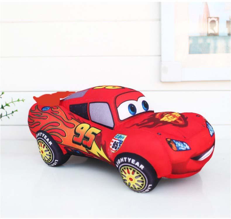 Çocuklar İçin Şimşek McQueen Peluş Yarış Arabası Oyuncak