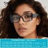 Classic Small Frame Square Anti Blue Light Women's Reading Glasses Fashion Brand Design Optical Prescription Eyeglass