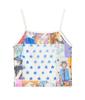 YOUTHBATH Yb X Oliwa Sheer Graphic Mesh Cami