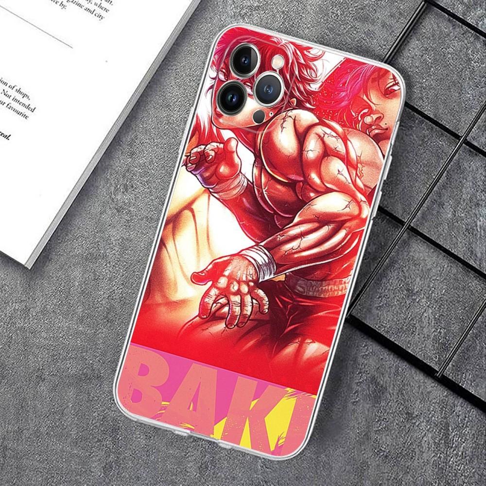 Hanma baki Grappler Phone Case For iPhone 15 14 11 12 13 Mini Pro XS Max Cover 6 7 8 Plus X XR SE 2020 Funda Shell