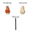 Niedliches Affen-Tischschild (2D) mit Babyäffchen und Plüschtier, Schreibtischdeko aus Holz für Zuhause oder Büro, herzerwärmendes Geschenk für Freunde