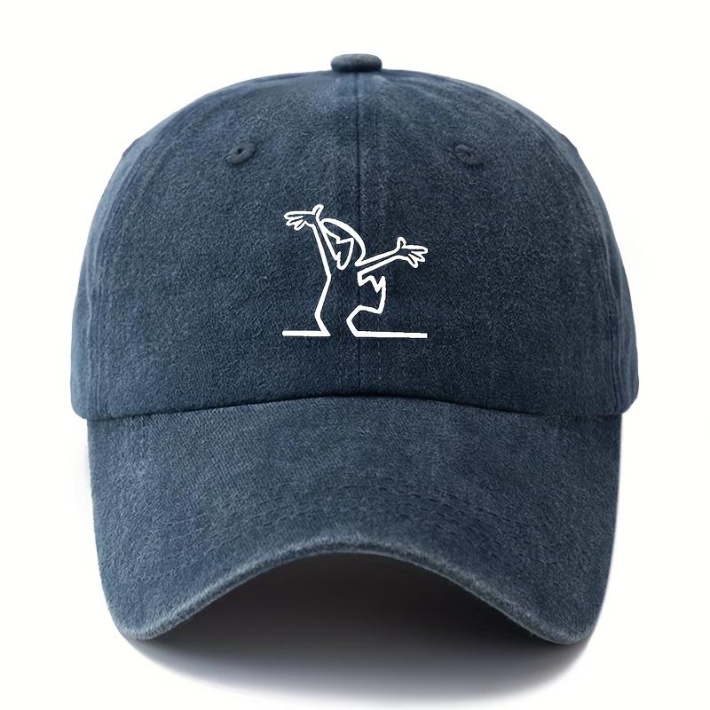 Unisex Fashionable and Versatile Printed Cartoon Character Baseball Cap Outdoor Lightweight Curved Brim Truck Driver Baseball Cap