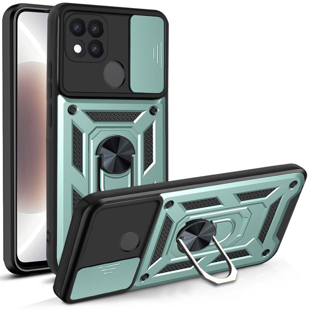 Pouzdro s výsuvným fotoaparátem, nárazuvzdorné brnění pro OPPO A5 A7 A8 A12 A15 4G, magnetický držák do auta, ochranný kroužek pro OPPO A16 A17 A31 A38