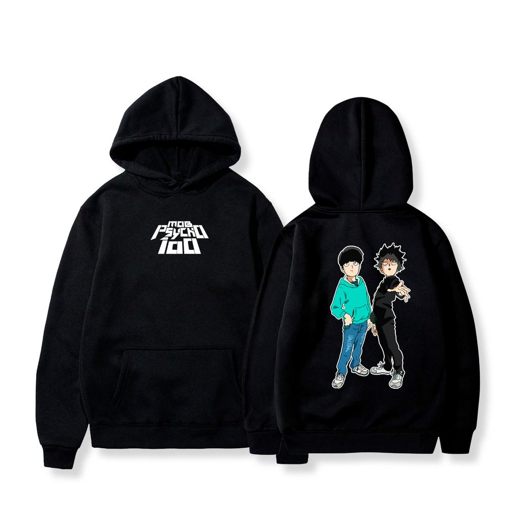 Shigeo Kageyama Mob Psycho 100 Hoodie Men Women Fleece Warm Sweatshirts Vintage Oversized Streetwear Y2k Pullover Tracksuit Female Male Clothing