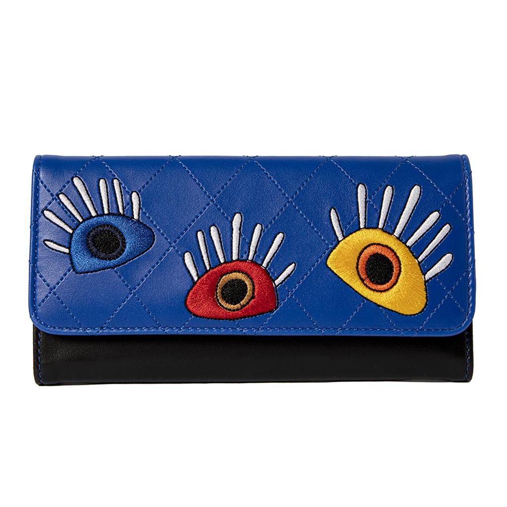 Biggdesign My Eyes On You Embroidered Card Holder  Wallet,  Credit Card Holder