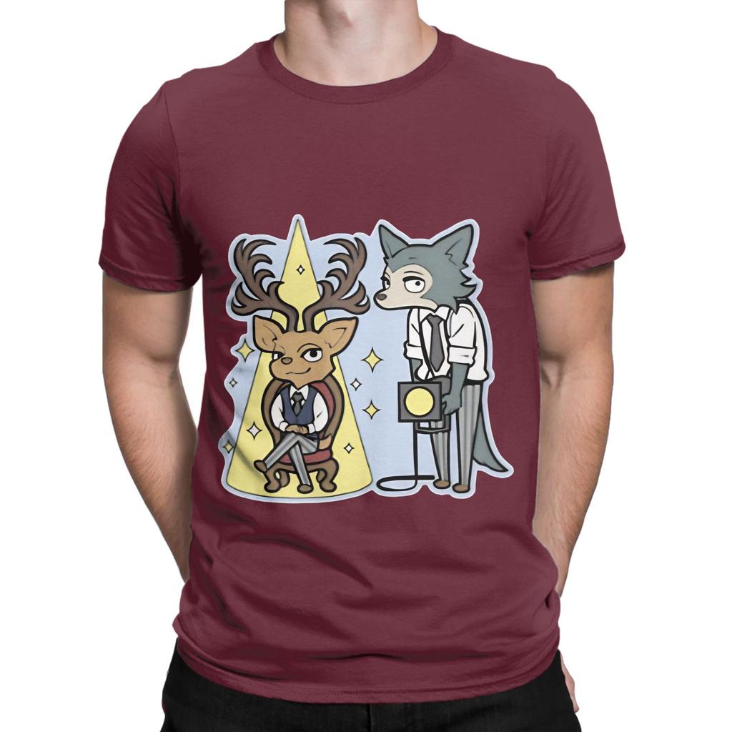 BEASTARS Final Legoshi Louis with Spotlight Chibi Funny Graphic 100 Cotton TShirt BEASTARS Final Season Part Tops Tees For Unisex