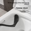 Swan toilet brush, household no dead ends bathroom creative cleaning toilet set, long handle silicone