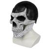 New Halloween skull mask with movable jaw and mouth, a funny and scary skull face covering