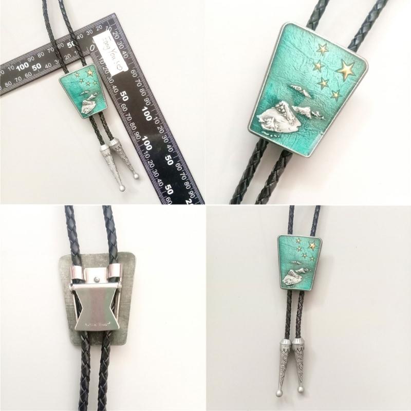 Bolo Styles Tie Western Bolo Tie Unique Bolo Necktie Men's Fashion Accessory for Men's Fashion