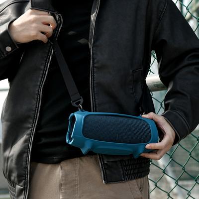 For JBL Charge 5 Bluetooth Speaker Case Soft Silicone Cover Skin With Strap for JBL Charge 5 Wireless Bluetooth Speaker Bag