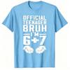 13th Birthday 67 Funny Printed Kids T-Shirt Casual Boys and Girl Short Sleeve T-shirt Tops Fashion Children's Clothes Tees