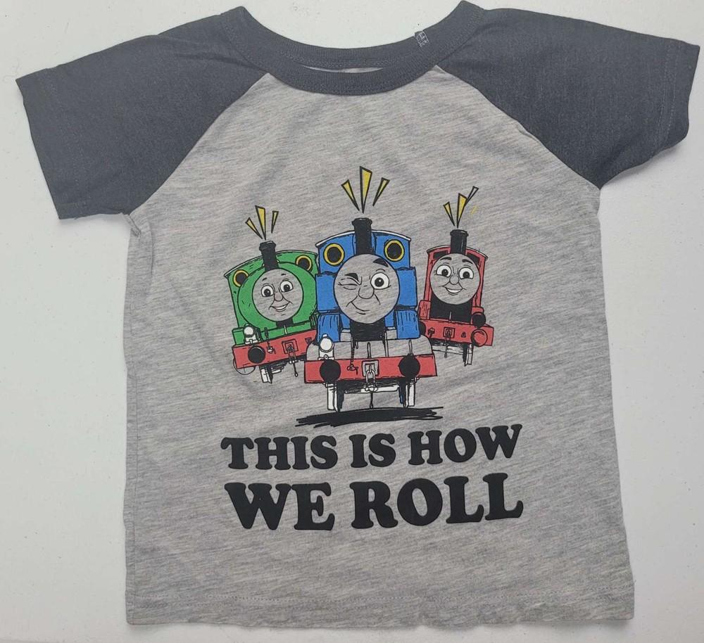 

This Is How We Roll Thomas The Tank Engine Train Boys T-Shirt (Grey) Unisex T-Shirt S