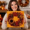 Autumn Craft Kits for Beginners Pumpkin Faux Pearl Art Kit, Fall Wreath Painting Harvest Festival Party Favors 3D Bead Kit Adults Beginners, Home Wall